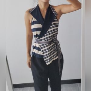 Vintage Antonio Marras knit wrap halter top